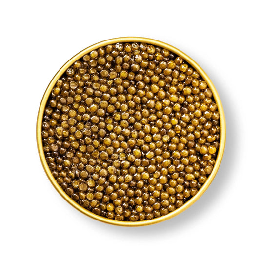Caviar Centre Imperial Osetra caviar (Acipenser gueldenstaedtii) with refined nutty pearls