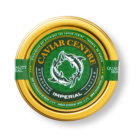 Caviar Centre Imperial Osetra caviar (Acipenser gueldenstaedtii) with refined nutty pearls