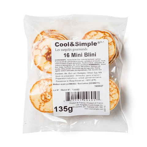 Mini French Cocktail Blinis