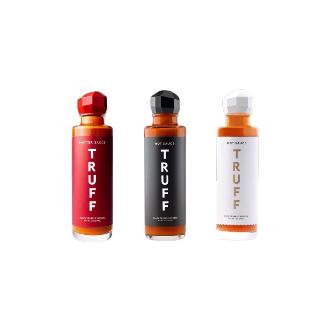 Truff Black, White & Hotter Hot Sauce – 3 Pack Variety