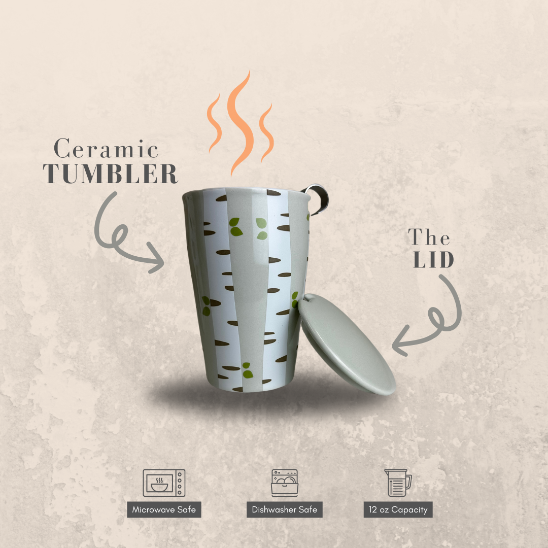 Tea Forte®-KATI® STEEPING CUP & INFUSER (Timber)