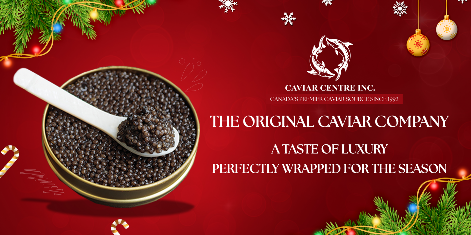 Luxury premium caviar in Toronto Canada from Caviar Centre, sustainably sourced and delivered fresh for gourmet dining and events