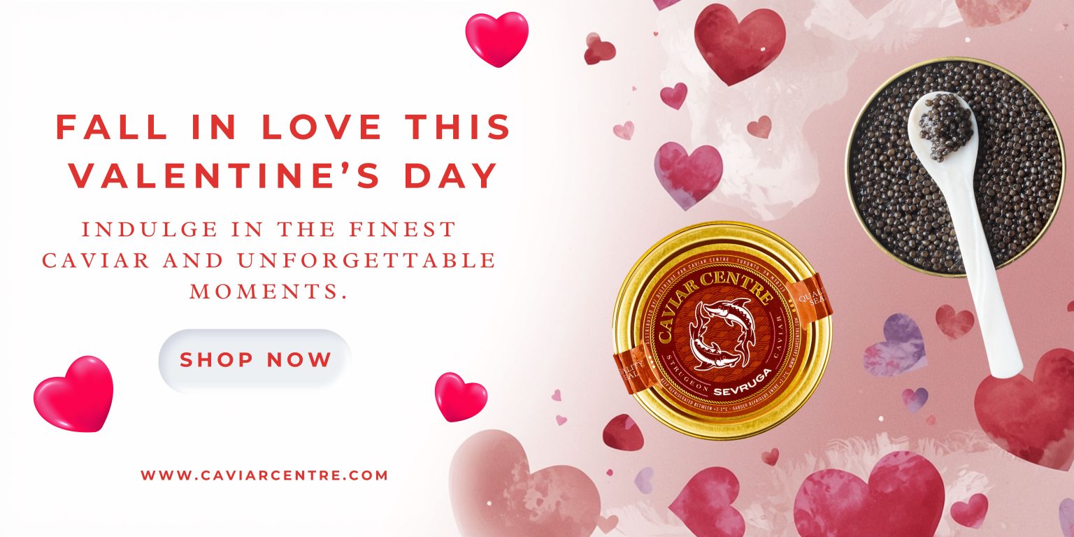 Caviar Centre, Toronto Canada’s oldest and most trusted caviar company, featuring premium sturgeon caviar including Sevruga, Ossetra, and Beluga.